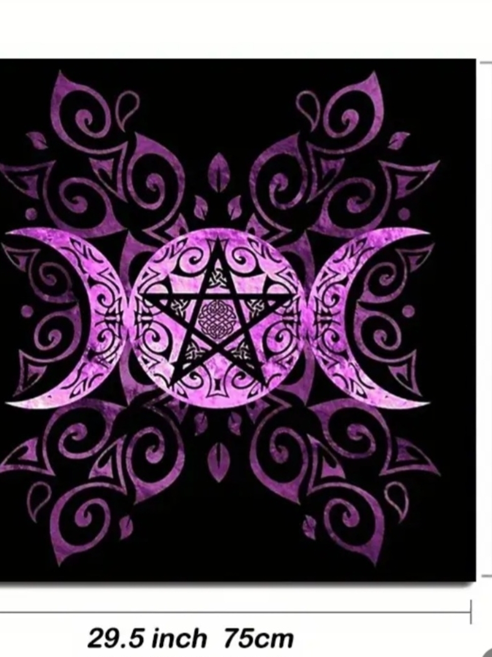 Celtic Tarot Deck with Purple Triple Moon Goddess Alter Cloth - Picture 2 of 4